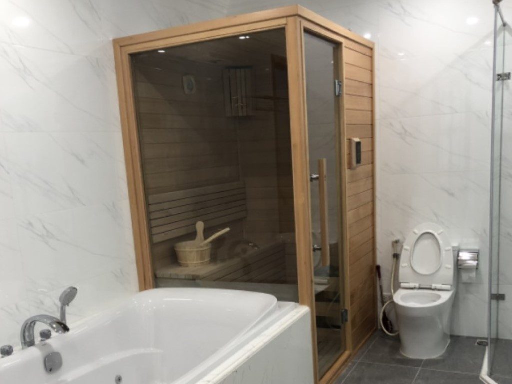 Hoàn thiện phòng xông hơi khô gia đình Chị Thanh – Bắc Giang